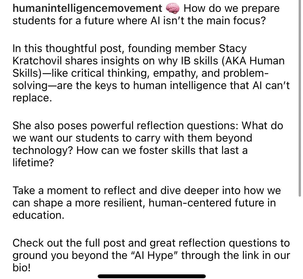Check out my blog for the Human Intelligence Movement! And join at humanintelligencemovement.org! 

instagram.com/p/C_qOns-RX-9/…