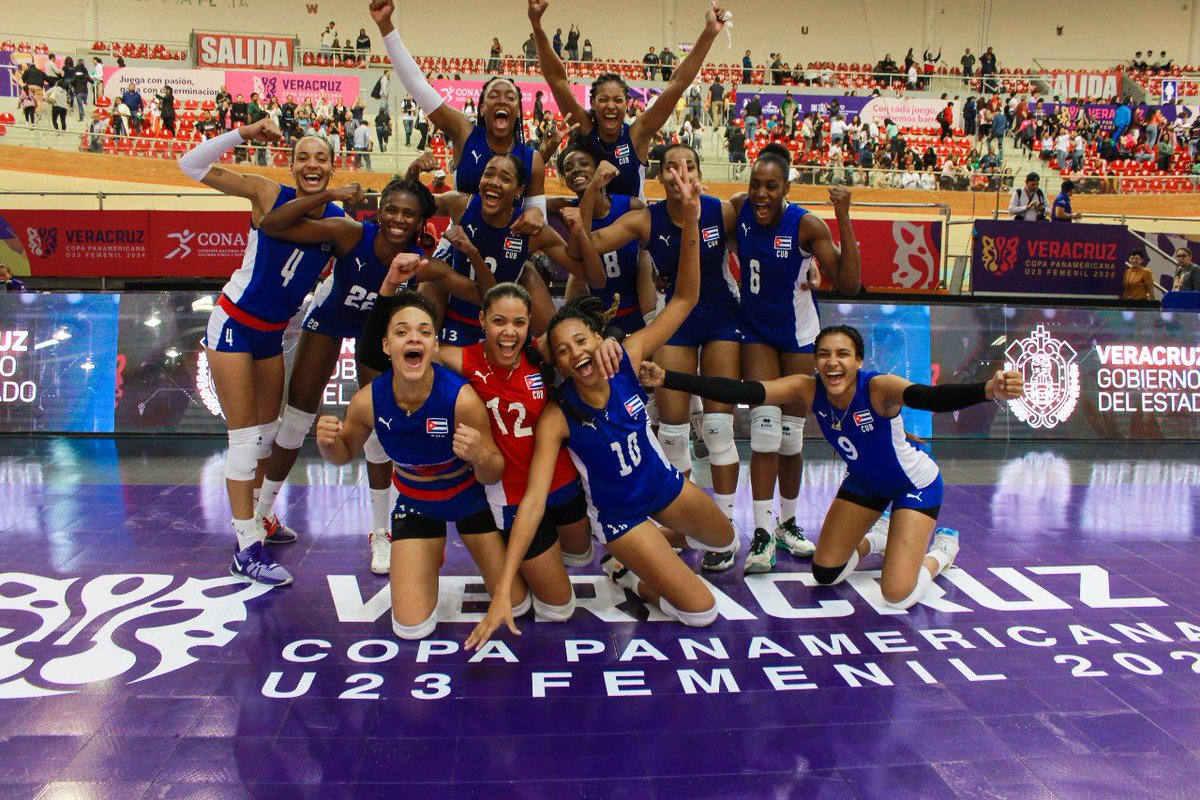 💥 Excelente noticia del #Voleibol femenino 🏐🙋🏾‍♀️

🇨🇺 #Cuba discutirá vs #RepúblicaDominicana 🇩🇴 el título de la Copa Panamericana Sub 23

💥 Las nuestras derrotaron 3-2 a #México 🇲🇽 en las semifinales y avanzaron a su primera final en el año
