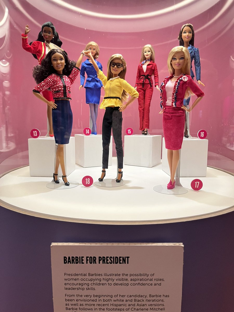 Stefania Fiorentino (@fiorentino_stef) on Twitter photo Main takeaway from the #BarbieExhibition at the <a href="/DesignMuseum/">the Design Museum</a> : the #Barbie for president section. Letās try to make it happen for real this time! #USelection24 Main takeaway from the #BarbieExhibition at the <a href="/DesignMuseum/">the Design Museum</a> : the #Barbie for president section. Letās try to make it happen for real this time! #USelection24