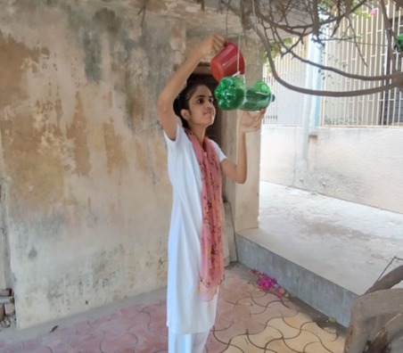 APEXSDG17's tweet photo. APEX SDG applauds the School of Nursing, Palanpur, Banaskantha for their impactful "Tree Plantation &amp; Bottle Hanging Plant" activity! Empowering a greener future through sustainable practices. Let's plant trees &amp; breathe easy for a healthier planet! 🌍💚 #UNSDGs #Sustainability https://t.co/UPQhjwYUgQ
