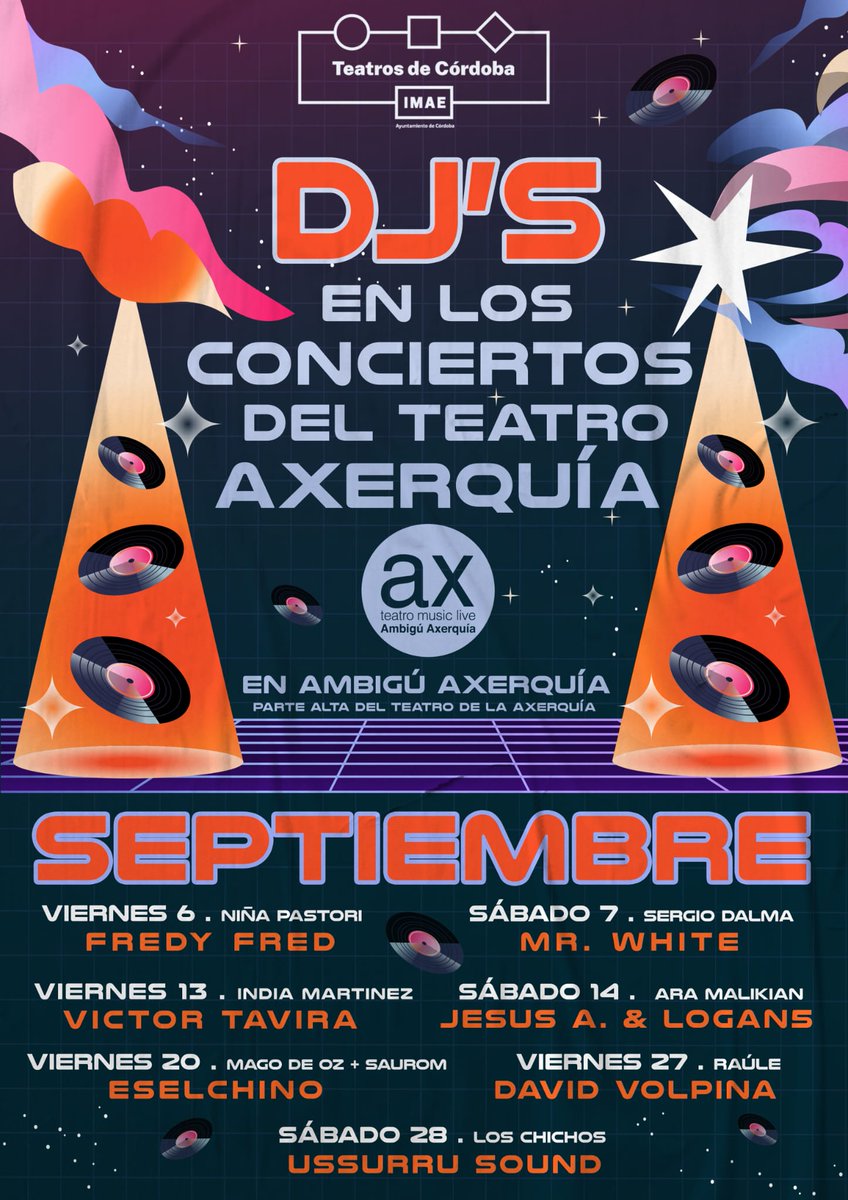 En <a href="/AmbiguAxerquia/">SalaAmbigu Axerquia Córdoba</a> después de los conciertos sigue la buena música,con las sesiones en la cabina de Ambigu..