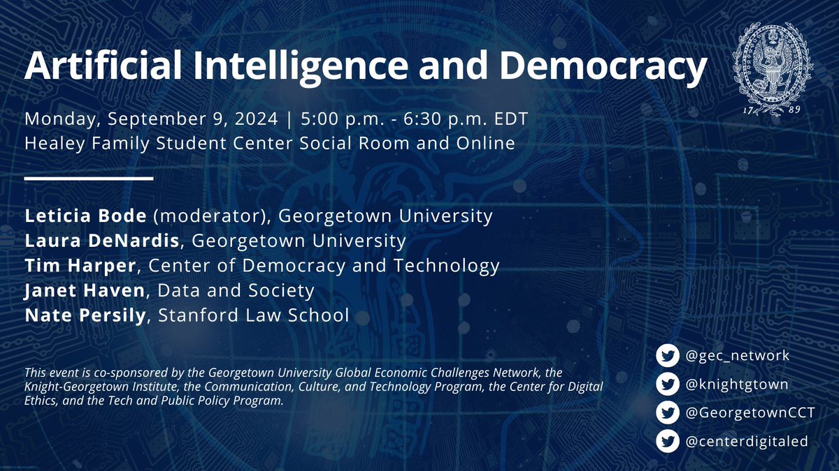 Center for Digital Ethics (@gudigitalethics) on Twitter photo 