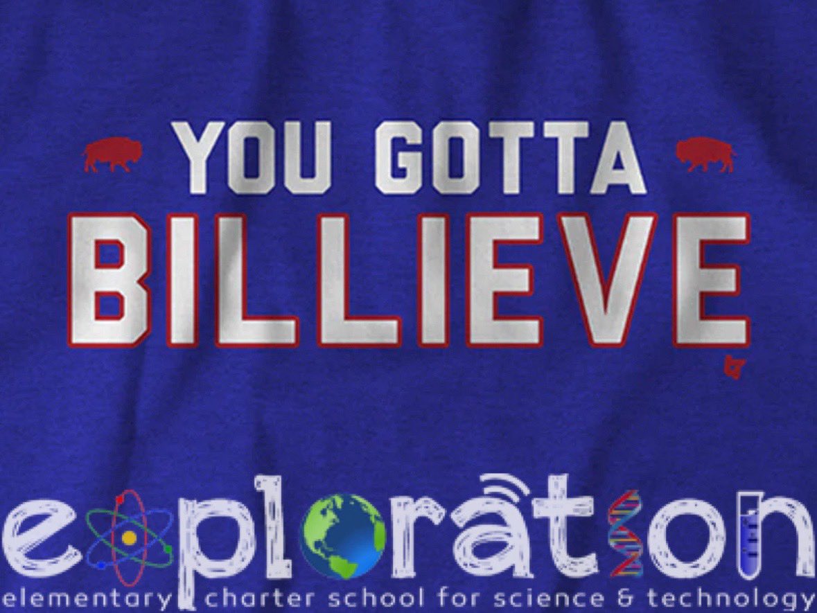 At Exploration we BELIEVE in our children AND we BILLIEVE in the Buffalo Bills! Go Bills 🦬❤️
