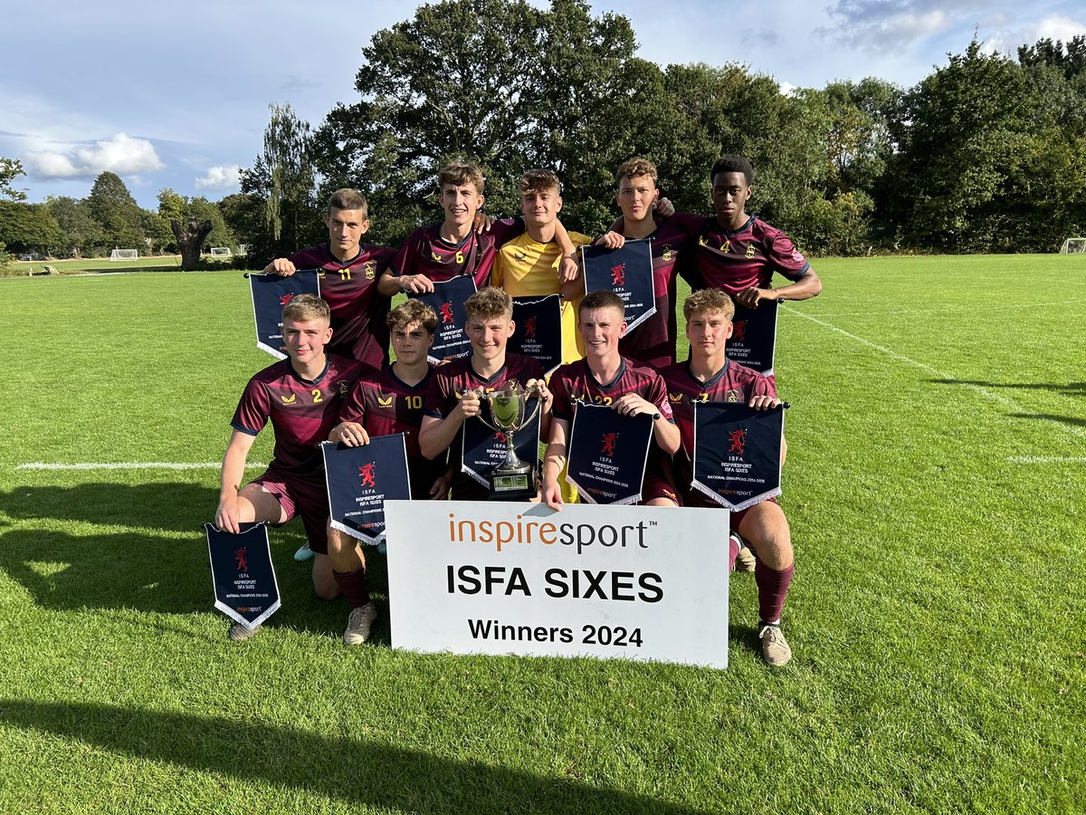 isfafootball's tweet image. Congratulations to @inspiresport ISFA Sixes National Champions @reptonfootball , defeating @ShrewsburySport 3-0 in the final