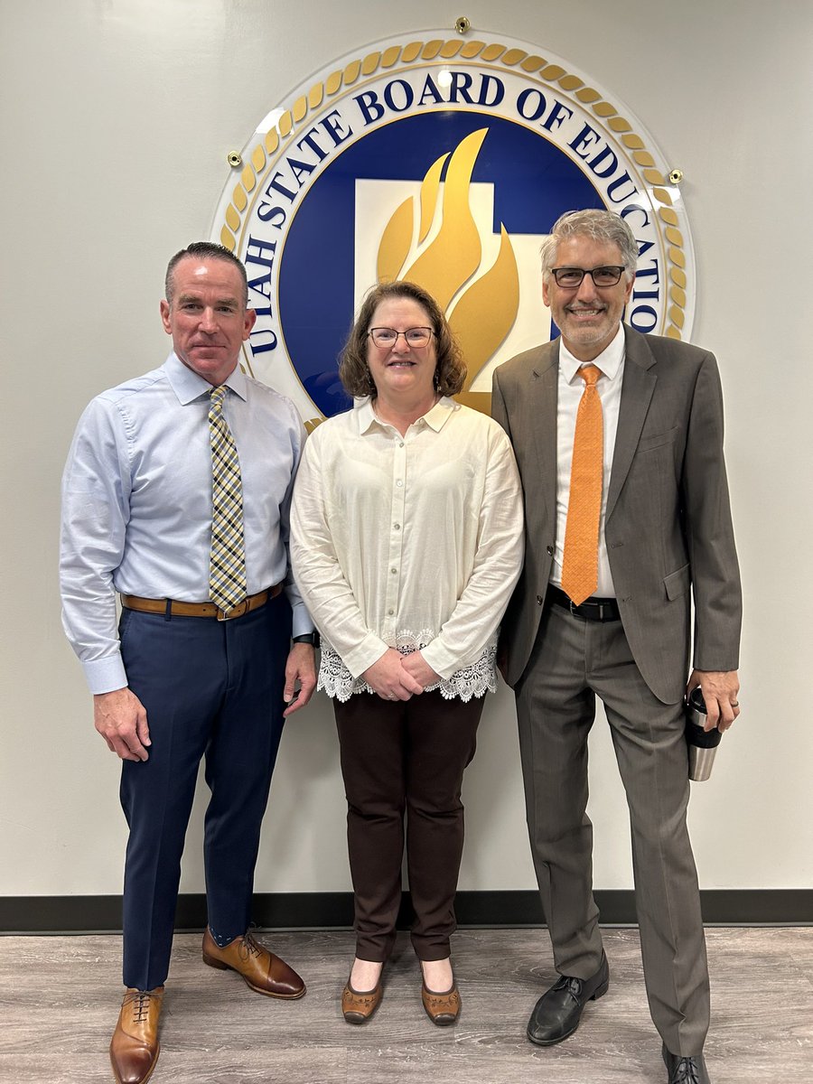 Our UASSP Principals and Assistant Principal of the Year were honored at the State Board of Education meeting this week. Roger Arbabi, Brian Stevenson and Melody Apezteguia continue to do a great job representing secondary administrators in Utah. #inspiregreatness