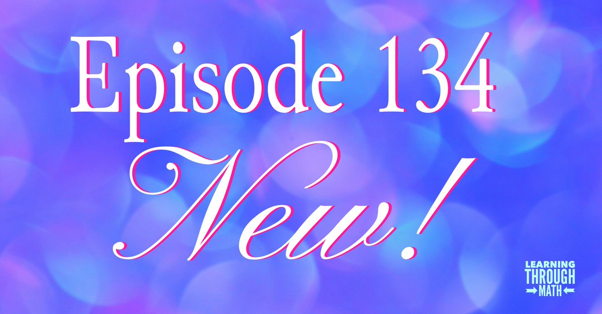We’re back!!!!!! 💜
Welcome to Season 5!

We are kicking it off with a bunch of shoutouts:
@AnnEliseRecord
<a href="/drnickimath/">Nicki Newton https://linktr.ee/drnicki</a>
<a href="/gfletchy/">Graham Fletcher</a>
@TracyZager
<a href="/ZanerBloser/">Zaner-Bloser</a>
<a href="/TammyMcMorrow/">Tammy McMorrow</a>
<a href="/NMedina5/">Nicole Medina</a>
<a href="/DiannChristen/">Diann Christensen</a>
<a href="/pgliljedahl/">Peter Liljedahl</a>
<a href="/joboaler/">Jo Boaler</a>
<a href="/mathematize4all/">Rachel Lambert (look for me on sky now)</a>
<a href="/FCTMath/">FCTM</a>
<a href="/learnalot212/">Bonnie Brockhoff</a>
<a href="/JBayWilliams/">Jennifer BayWilliams</a>