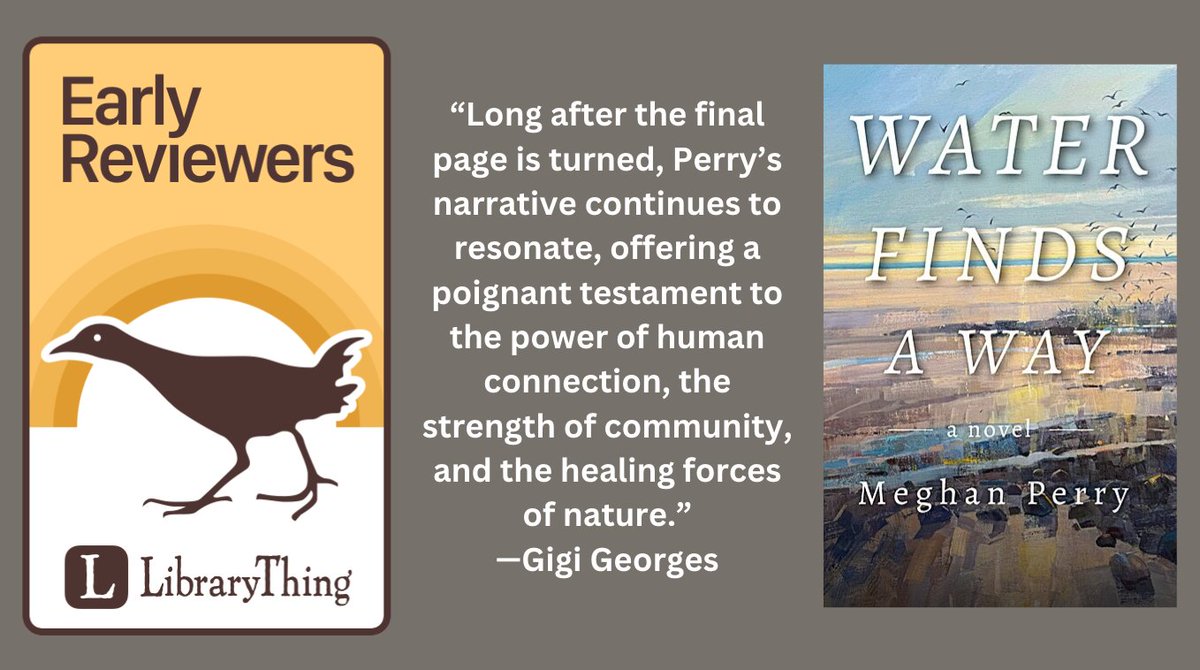 "What a fiercely original novel! I couldn’t help but fall in love with just-out-of-prison Blake and troubled dad and lobsterman Leland, who hires her on as his apprentice." —Caroline Leavitt

Win a copy of Meghan Perry's Water Finds a Way from <a href="/DelphBks/">Delphinium Books</a>

librarything.com/ner/detail/510…