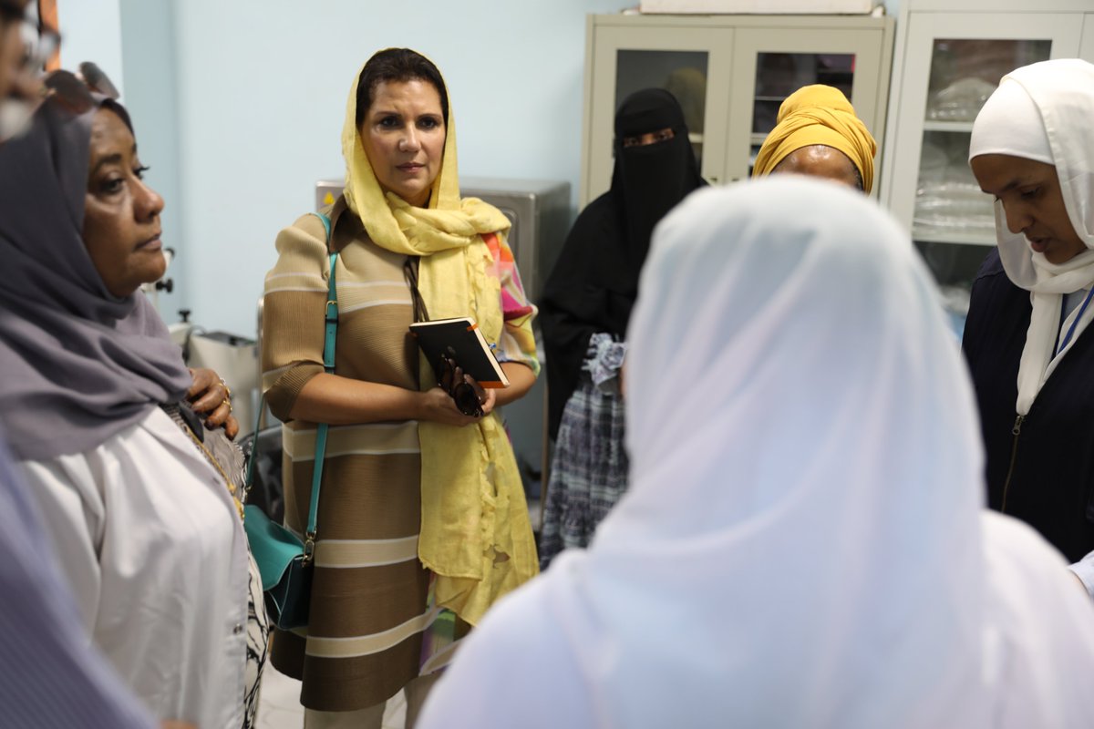 UNFPA Arab States (@unfpa_asro) on Twitter photo In conflict, giving birth can mean life or death for women and girls.
During her visit to #Sudan, <a href="/UNFPA_ASRO/">UNFPA Arab States</a> Regional Director <a href="/LailaBaker64/">LailaBaker</a> witnessed the vital work of the maternity hospital in Port Sudan, supported by <a href="/UNFPA/">UNFPA</a>, ensuring #SafeBirth for those fleeing violence. In conflict, giving birth can mean life or death for women and girls.
During her visit to #Sudan, <a href="/UNFPA_ASRO/">UNFPA Arab States</a> Regional Director <a href="/LailaBaker64/">LailaBaker</a> witnessed the vital work of the maternity hospital in Port Sudan, supported by <a href="/UNFPA/">UNFPA</a>, ensuring #SafeBirth for those fleeing violence.