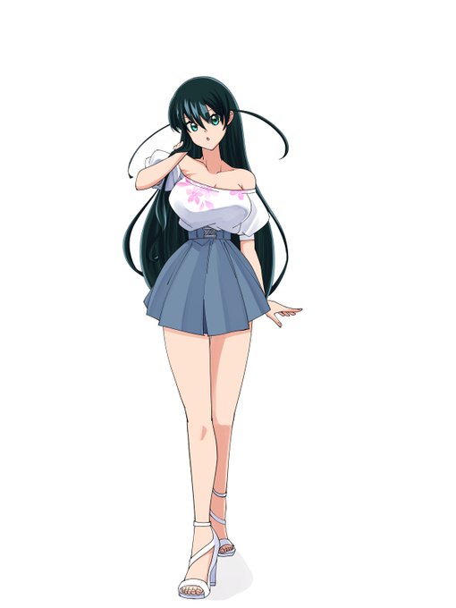 最初に描いた朧姉と頭身を合わせたアサギさん
ZERO時代よりもさらに若くなった 