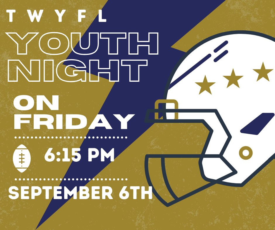 Be on the lookout for an email with more information regarding Youth Night at the <a href="/TriWestFootball/">Tri-West Football</a> game on September 6th!