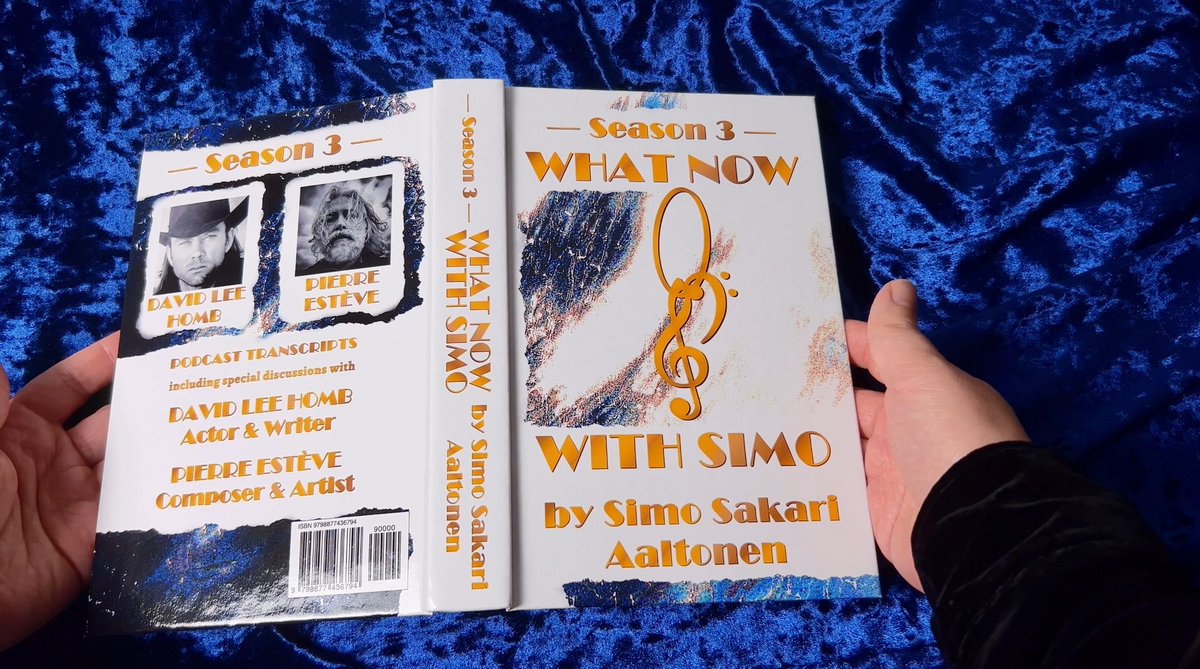 SimoSakari's tweet image. Updated thumbnail for the reupload of the season 3 book presentation video, to set it apart from the earlier upload that had the volume levels set too low.

#podcast #transcript #book #art #creativity