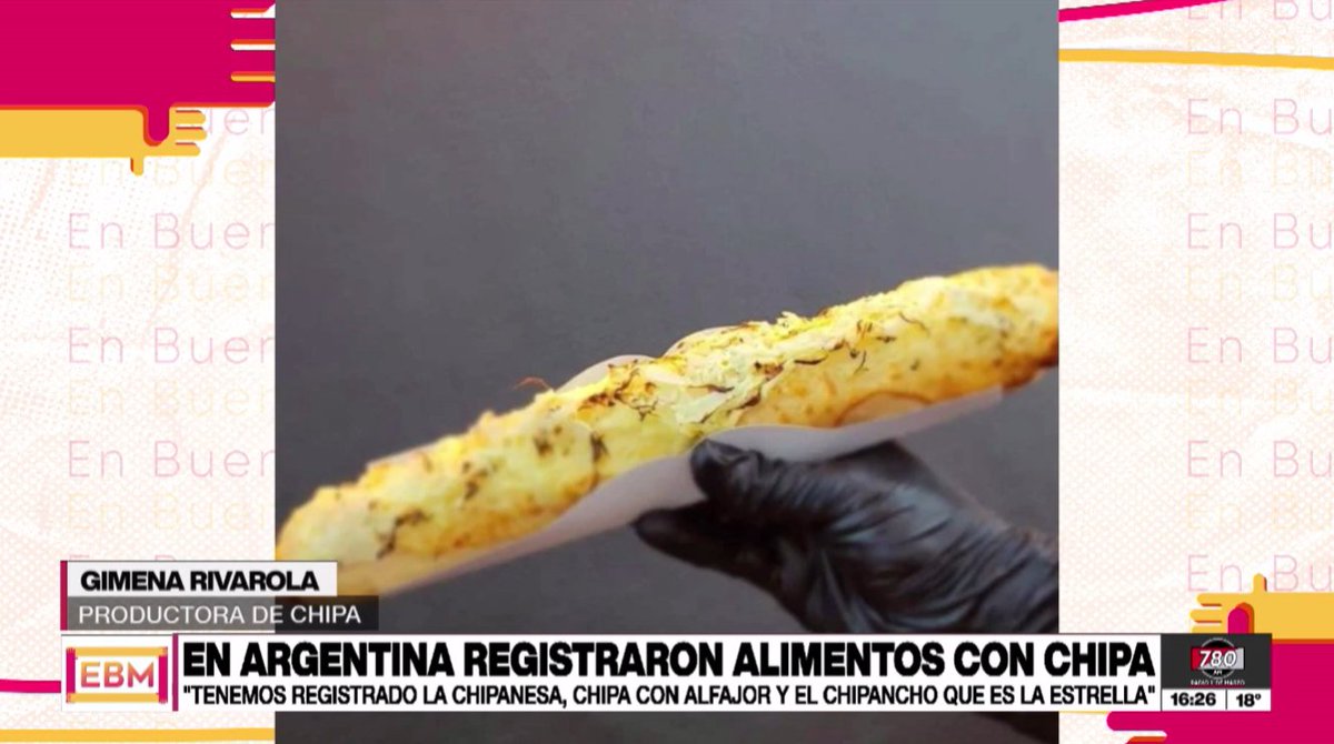 780AM's tweet image. ☎️En comunicación con Jimena Rivarola, productora de chipa en Argentina

😳En Argentina registraron alimentos con chipa

📡Escucha: megacadena.com.py #780AM @Megatv_py📺