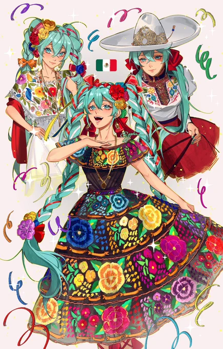  Miku! (ft. Chiapaneca, Yucateca & Escaramuza clothing) 