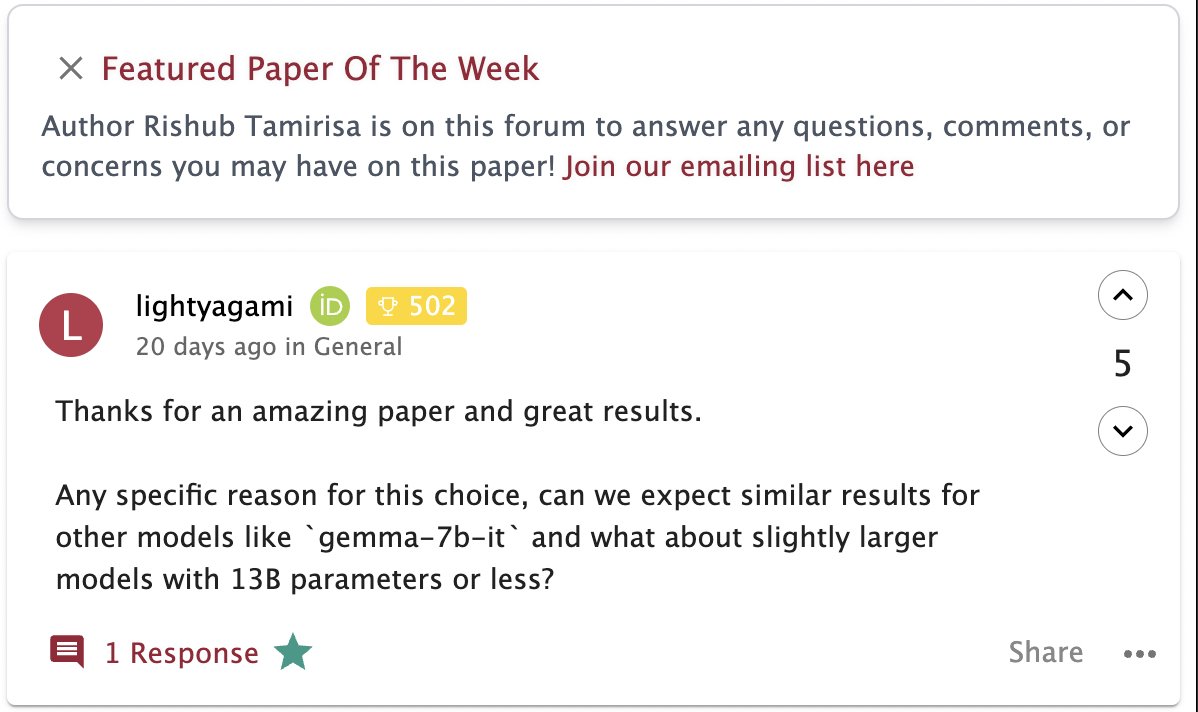 lapisrocks's tweet image. Seems like Kira has thoughts on Tamper-Resistant Safeguards...

On alphaXiv: alphaxiv.org/abs/2408.00761…
