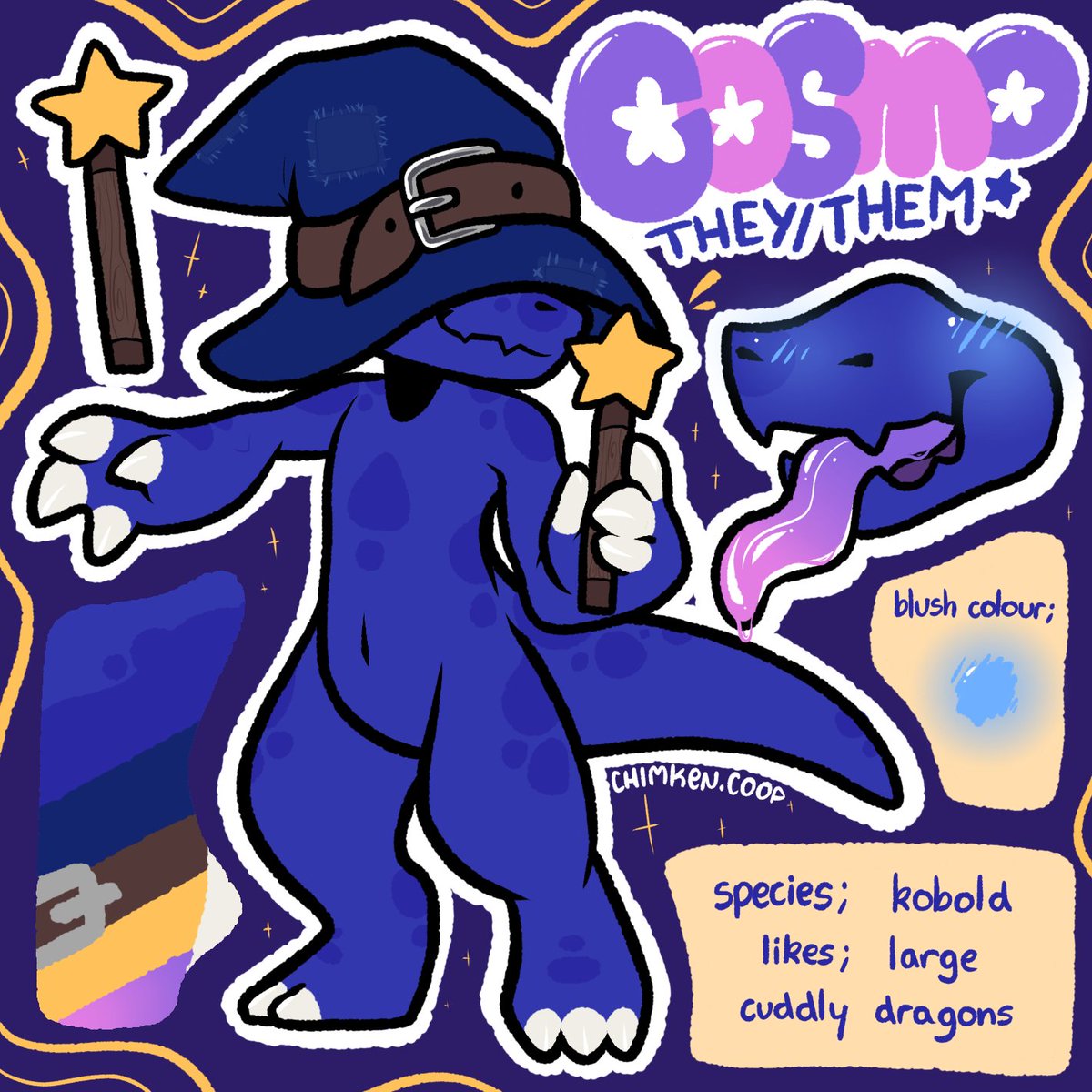 cosmokobold's tweet image. THE KOBOLD (REF VERY KINDLY DRAWN AS A GIFT FROM @chimkencoop !!!!!) I&apos;M COMPLETELY FLABBERGASTED