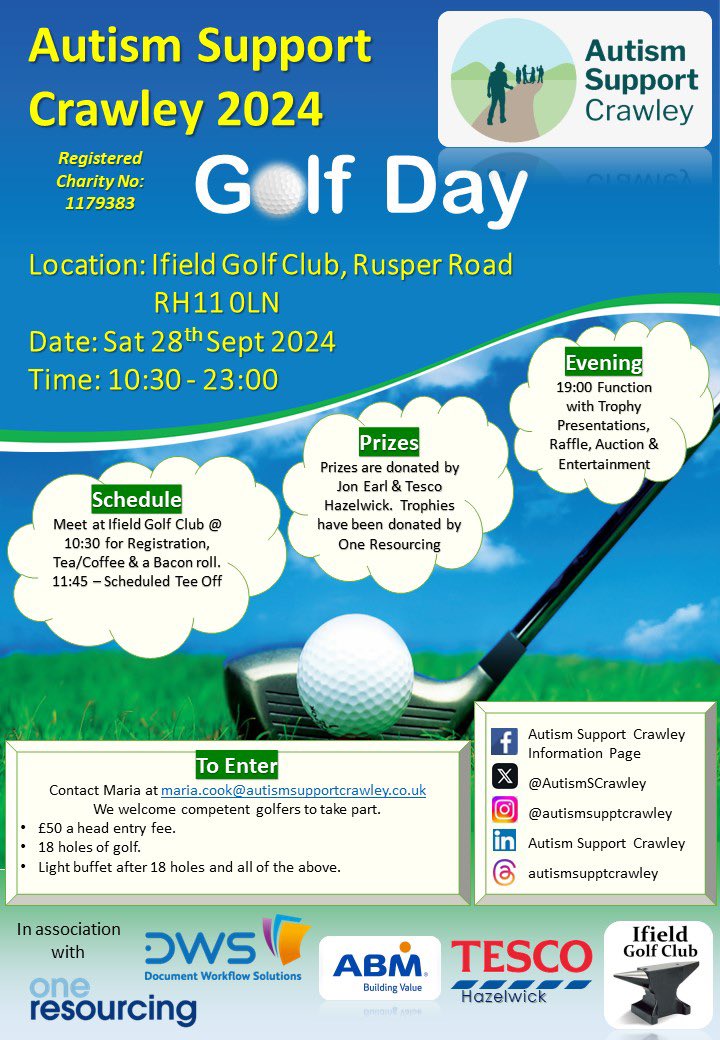 AutismSCrawley's tweet image. #ASCGolfDay24 Sponsor of the Day ⛳️🏌️‍♀️🏌🏻‍♂️
We would like to sincerely thank you our dear friend Scott Sutton from The Finance Planning Group for sponsoring Hole 3 
Scott has championed our charity since 2017 and we are so grateful for his continued support.