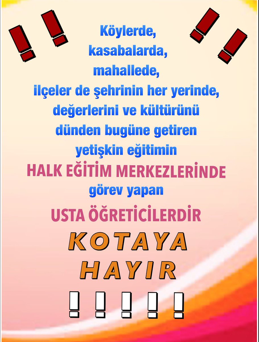 AlptekinSu39541's tweet photo. Usta öğreticiler kotaya hayır diyor
@RTErdogan 
@Yusuf__Tekin 
#KOTAustaoğreticiyeADİLolmadı https://t.co/iWonmFKjUO