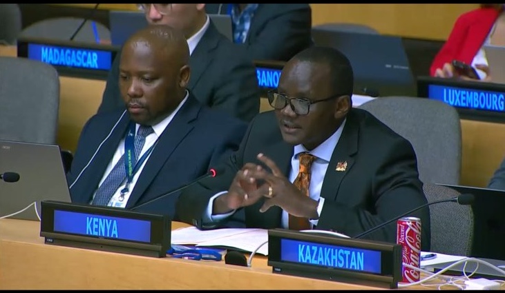 Amb. <a href="/eelokaale/">Amb. Ekitela Lokaale</a> delivered a statement on behalf of the African Group of the Executive Board for UNDP/UNFPA/UNOPS during the interactive dialogue with the UNDP Administrator <a href="/ASteiner/">Achim Steiner</a>.