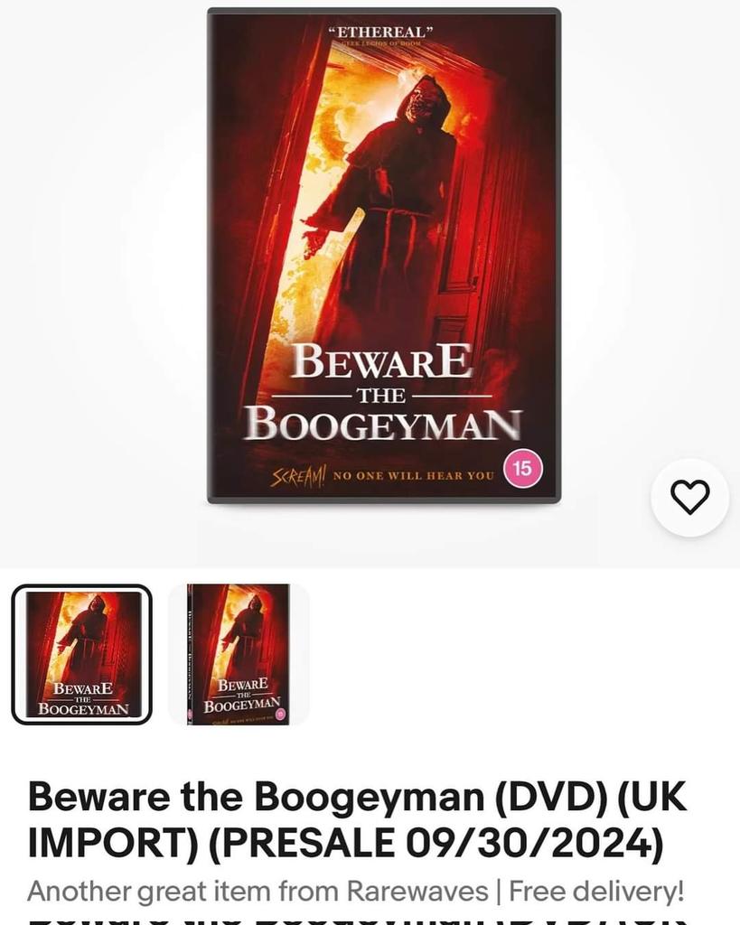 #bewaretheboogeyman UK DVD release! <a href="/BreakingGlassPx/">Breaking Glass Pictures</a> #HorrorCommunity #horror #movies #MovieNight #actor