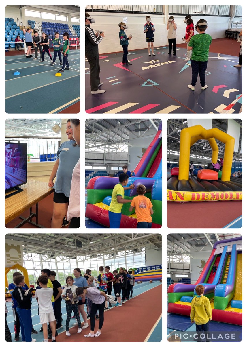 What a sporting “Sports’ Day” Emper NS enjoyed at TUS, Athlone in June 2024! ‘Hero Zone’ Virtual Reality,Zorb Ball Roll, KMX Karts,Air Mountain, Wrecking Ball,Wobbly Ladder, Super Slide,Indoor Track Athletics,Soft Archery,Tug o War,Topple Tubes,Brick Works Field Games &amp; more!
