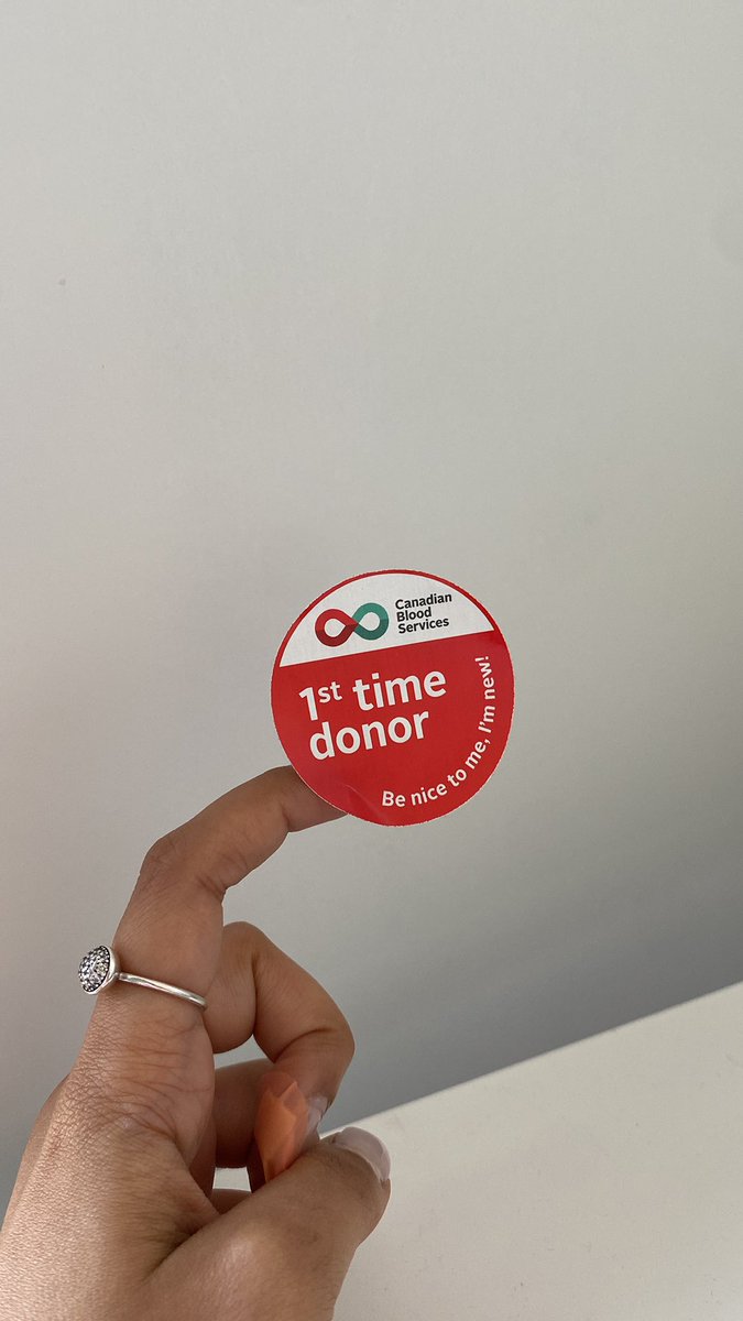 ShireenGill's tweet photo. I was finally able to donate blood for the first time today! @CanadasLifeline https://t.co/pn8aRudubm