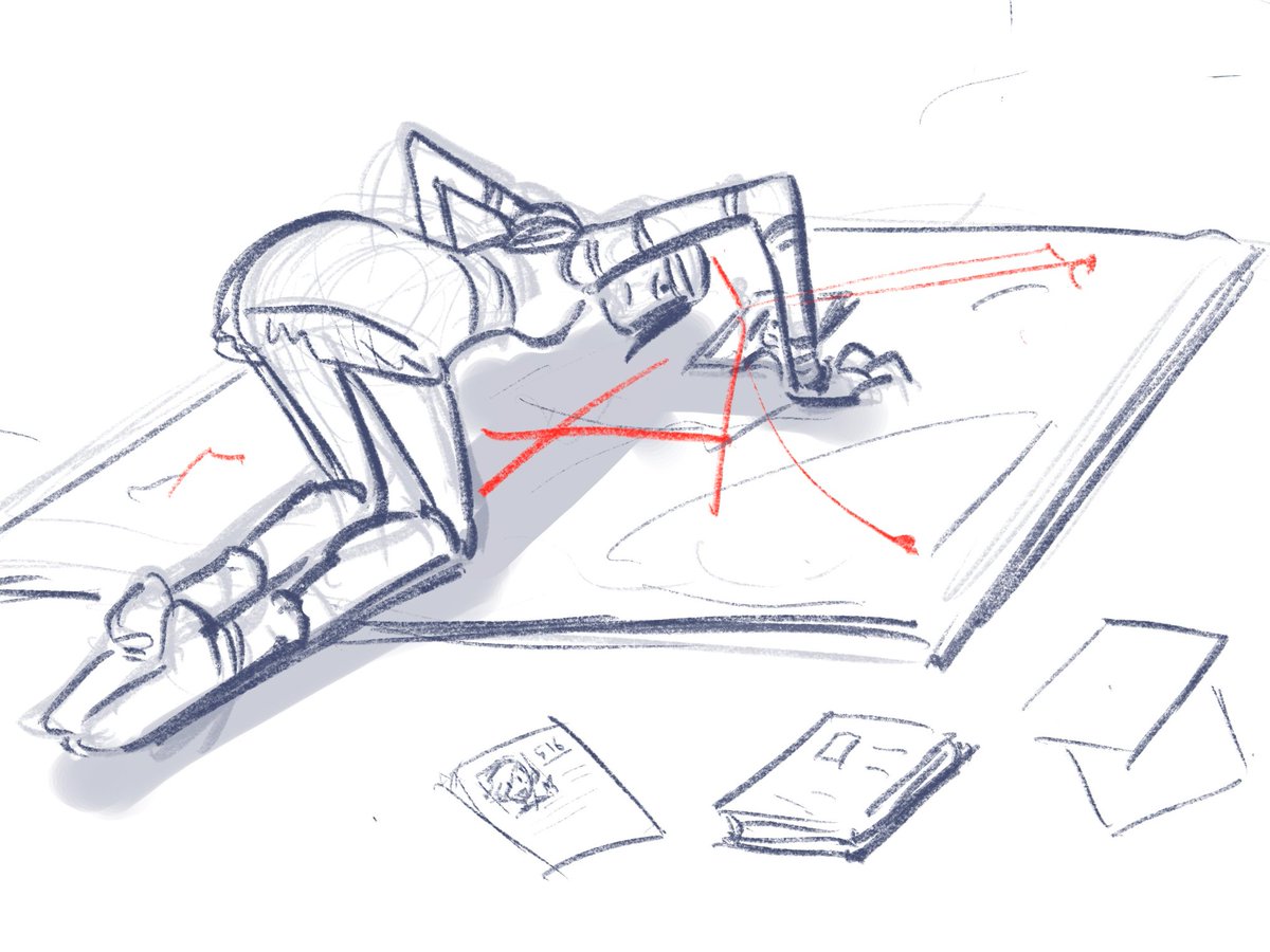 ThinkArcane's tweet photo. quick sketches.
Is she doing it in her office or in her room?
#arcane #Caitlyn https://t.co/B8LGZuY6lc