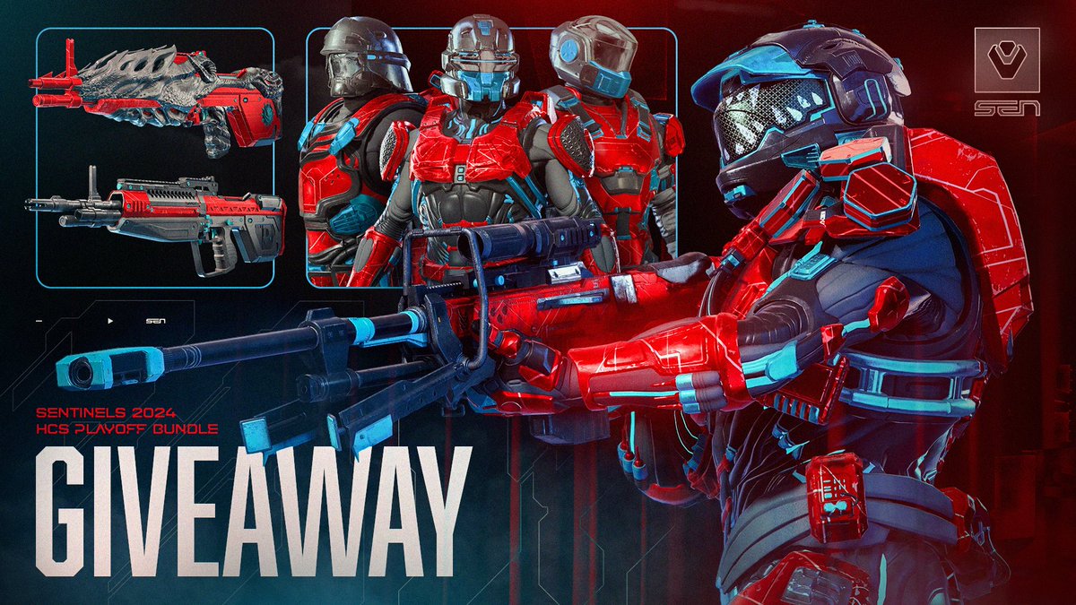 Chiig's tweet image. Giving away 3 codes for the new Sentinels Playoff skin just in time for SLC! 
Simply RT, Follow, and comment #SENCity and I’ll randomly select 3 winners in a couple days
#HCS
