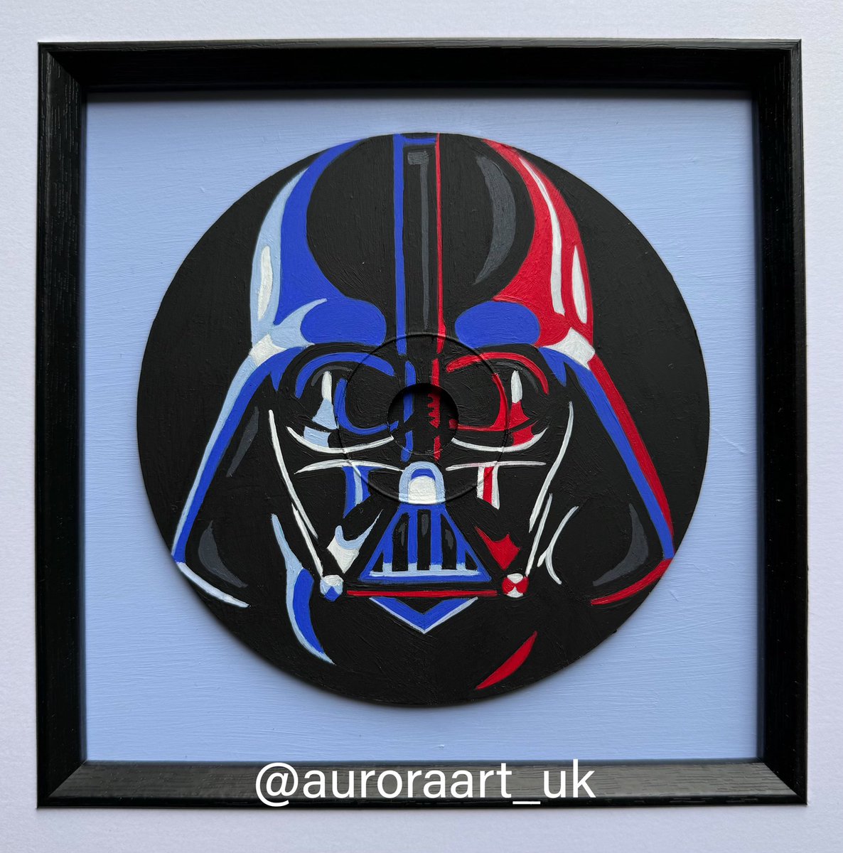 I can post this now it has been given as a gift. Please have a follow of my #art page on #instagram #DARTHVADER #starwars #starwarsart #artist #britishartist