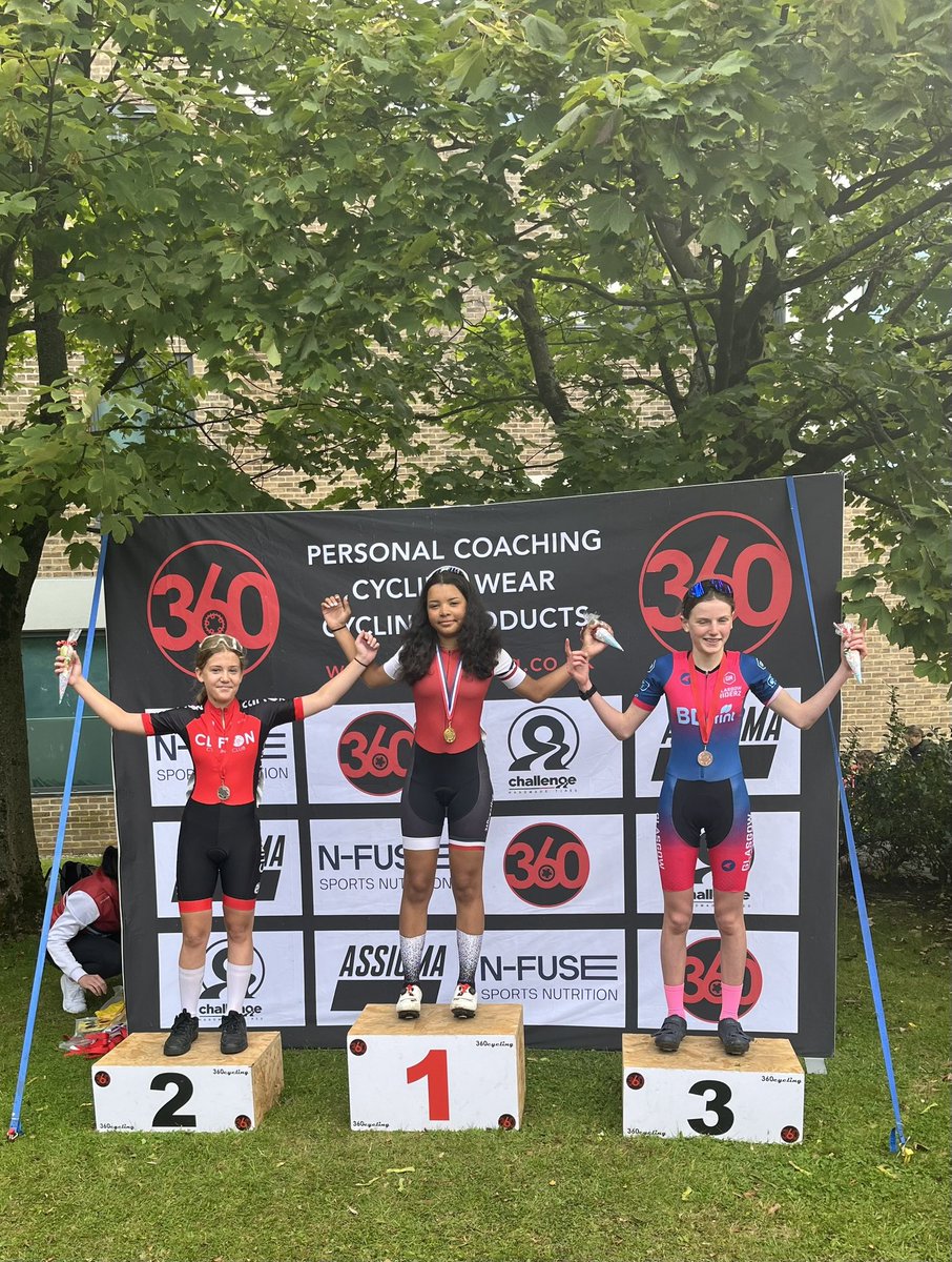 rach9981's tweet photo. Good end to the Nationals series at NWYT this weekend, 24 girls, 3 stages. Stage 1 TT 4th. Stage 2 road 6th. Stage 3 criterium 🥈. 
@KS3atHowden @Howden_PE https://t.co/GVSSOuTmXb