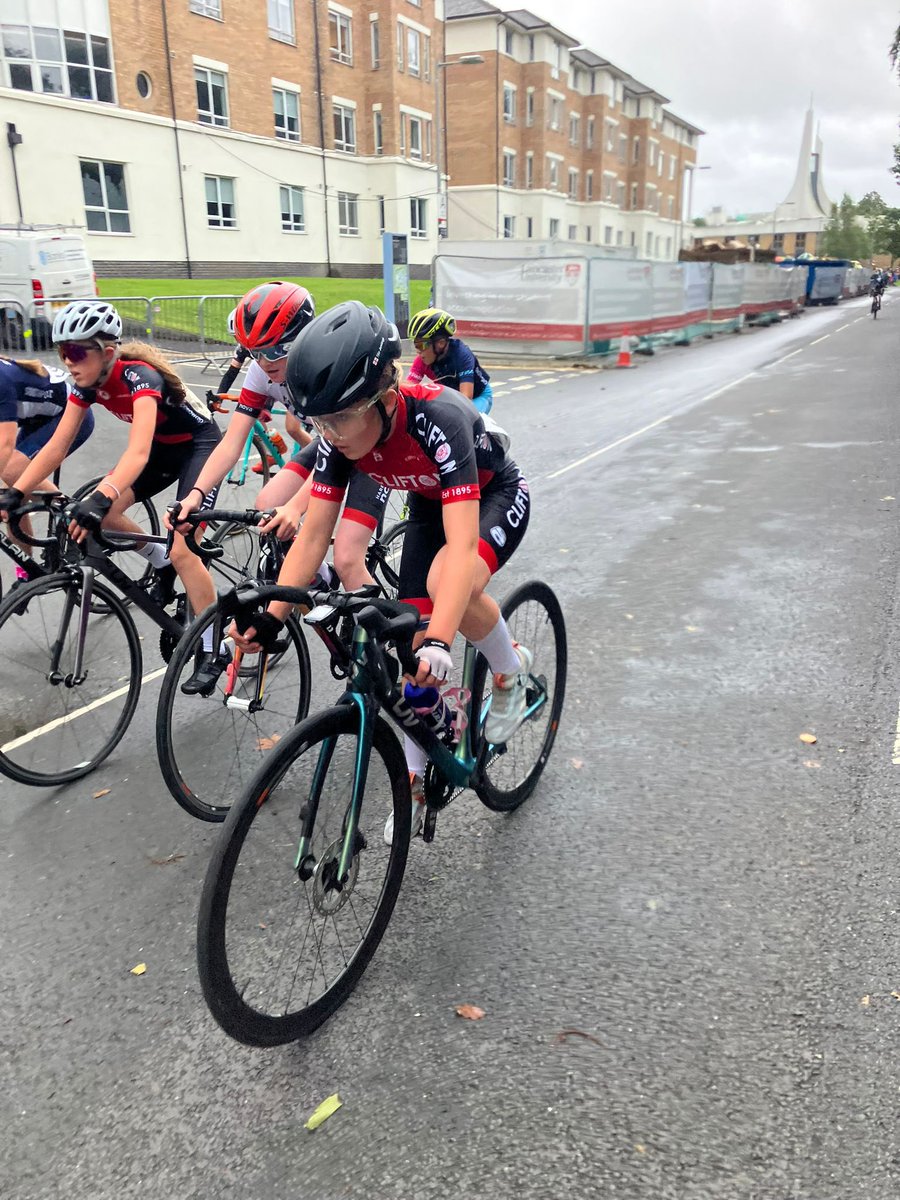 rach9981's tweet photo. Good end to the Nationals series at NWYT this weekend, 24 girls, 3 stages. Stage 1 TT 4th. Stage 2 road 6th. Stage 3 criterium 🥈. 
@KS3atHowden @Howden_PE https://t.co/GVSSOuTmXb