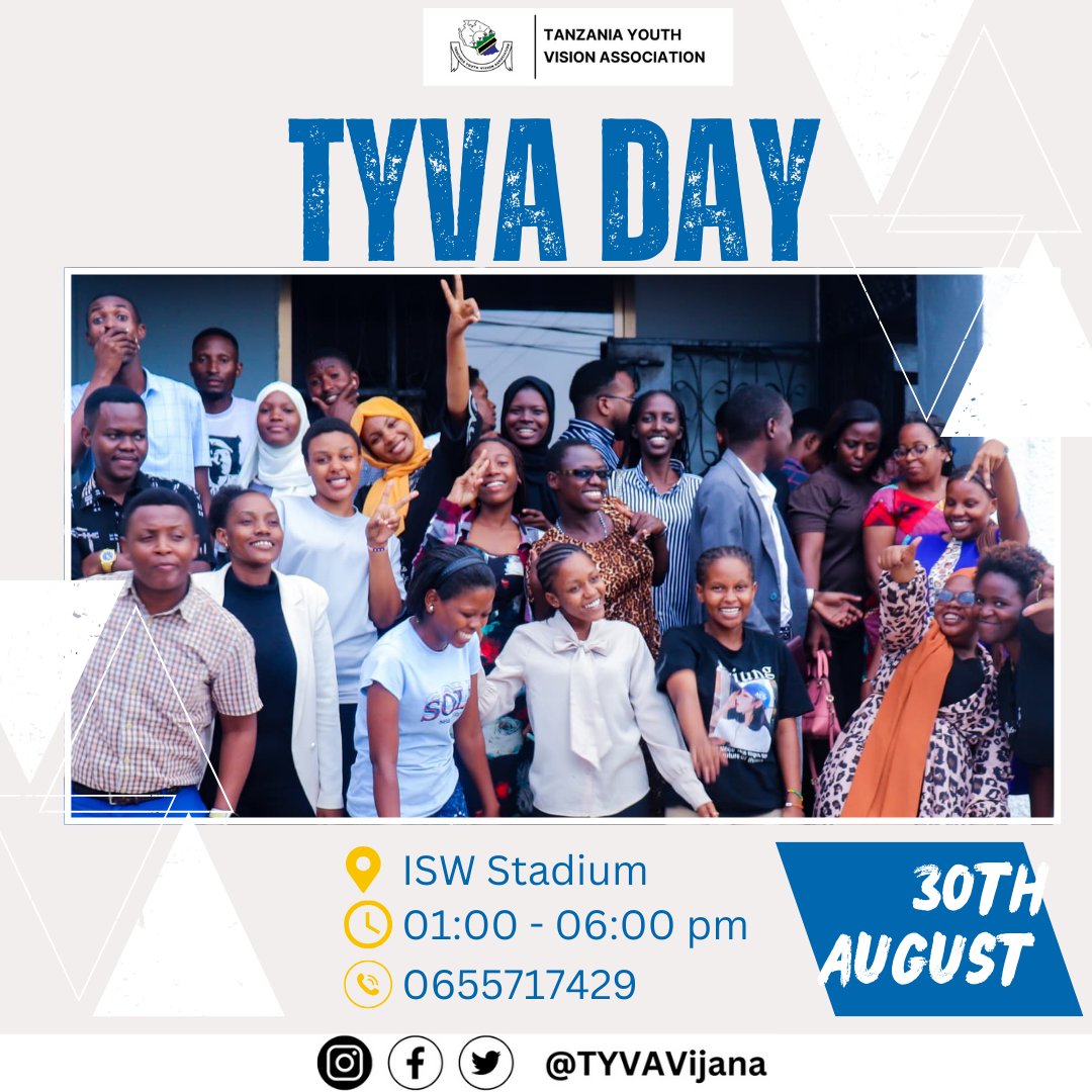 TYVAvijana's tweet photo. 📢 Tukutane TYVA day!
#TYVADay2024 https://t.co/eGzhbjkRJy