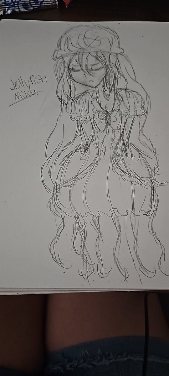 mangle_fire's tweet image. It's just a sketch and it may not be good as everyone else's Miku but fuck it right jellyfish Miku 😭
#HatsuneMiku #HatsuneMikuArt #VOCALOID好きと繋がりたい
