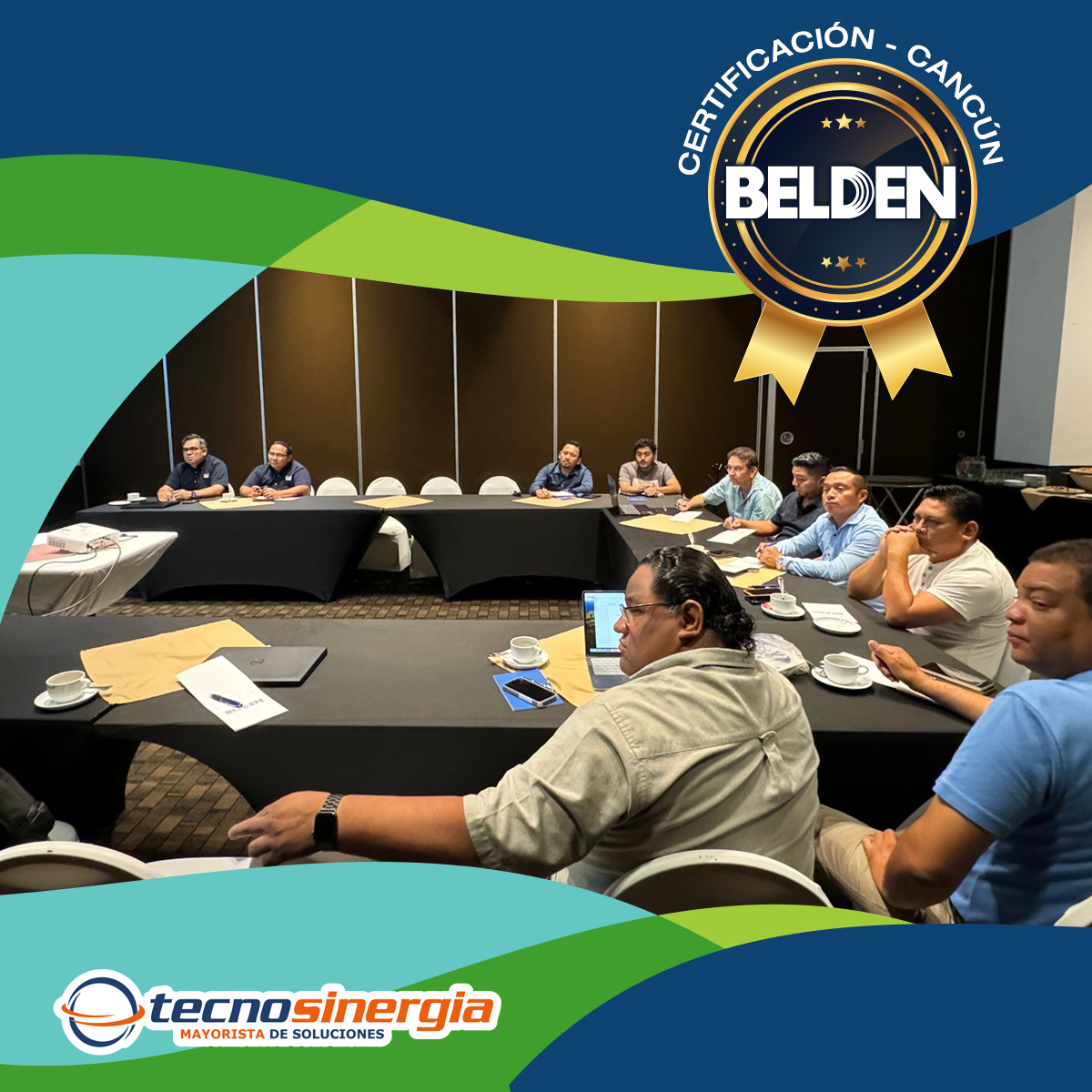 Tecnosinergia's tweet image. ¡Éxito total! en la certificación Belden en Cancún 🏖️
Gracias a todos los que participaron 💙
Reserva para la siguiente 👇
cursos@tecnosinergia.com 

#cableado #administracióndecables #revconnect #certificacióndecables #belden #cableadoestructurado #beldencertificación