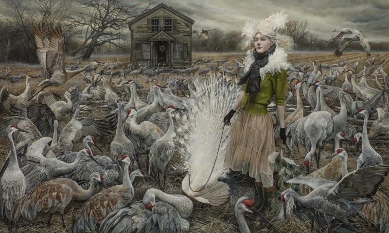 mitchel_ell's tweet photo. Andrea Kowch (1986) is an contemporary American artist. #realism #art #mysterious https://t.co/roXi1Vfys0
