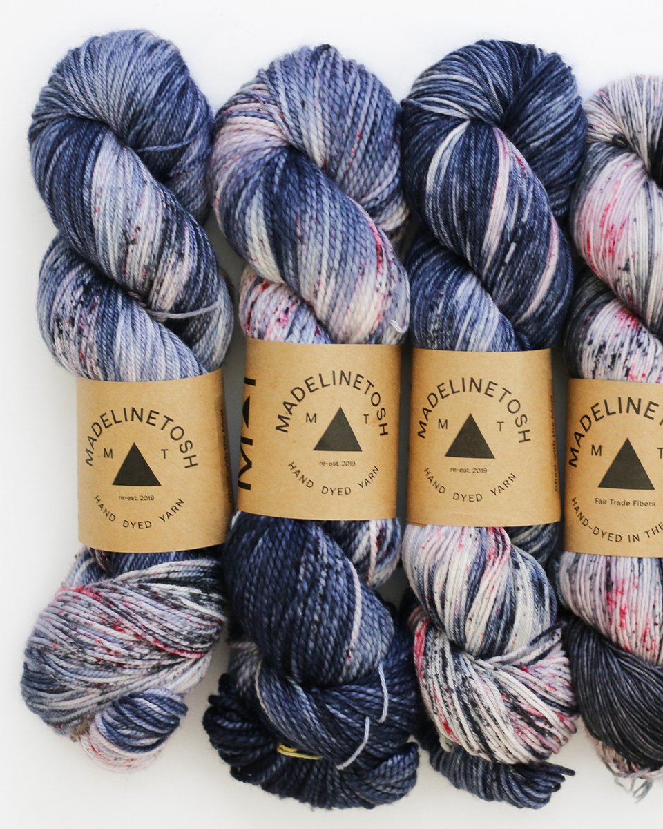 jimmybeanswool's tweet image. Count down to Halloween with a tribute to Ghost with the Most, the newest Hue of the Moment from @madelinetosh 👻 This cinematic skein comes in Tosh Merino Light, Tosh DK, and Tosh Vintage, perfect for Halloween mayhem!🩸→ jimmybeanswool.com/details/knitti… #yarn #KnittingPattern #Knitting