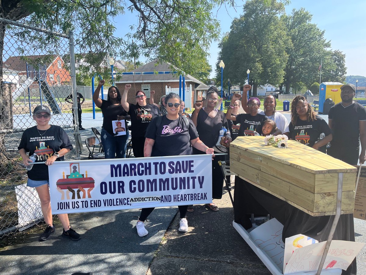 VoiceOfW's tweet photo. Our community is dying from drugs and violence. We’re losing our people, and it’s time to make a difference. This weekend, we joined the March to Save Our Community, where we mourned, shared stories, and took action. 

Read more ➡️ https://t.co/YZe2fANtR3 https://t.co/km05Nc48ma