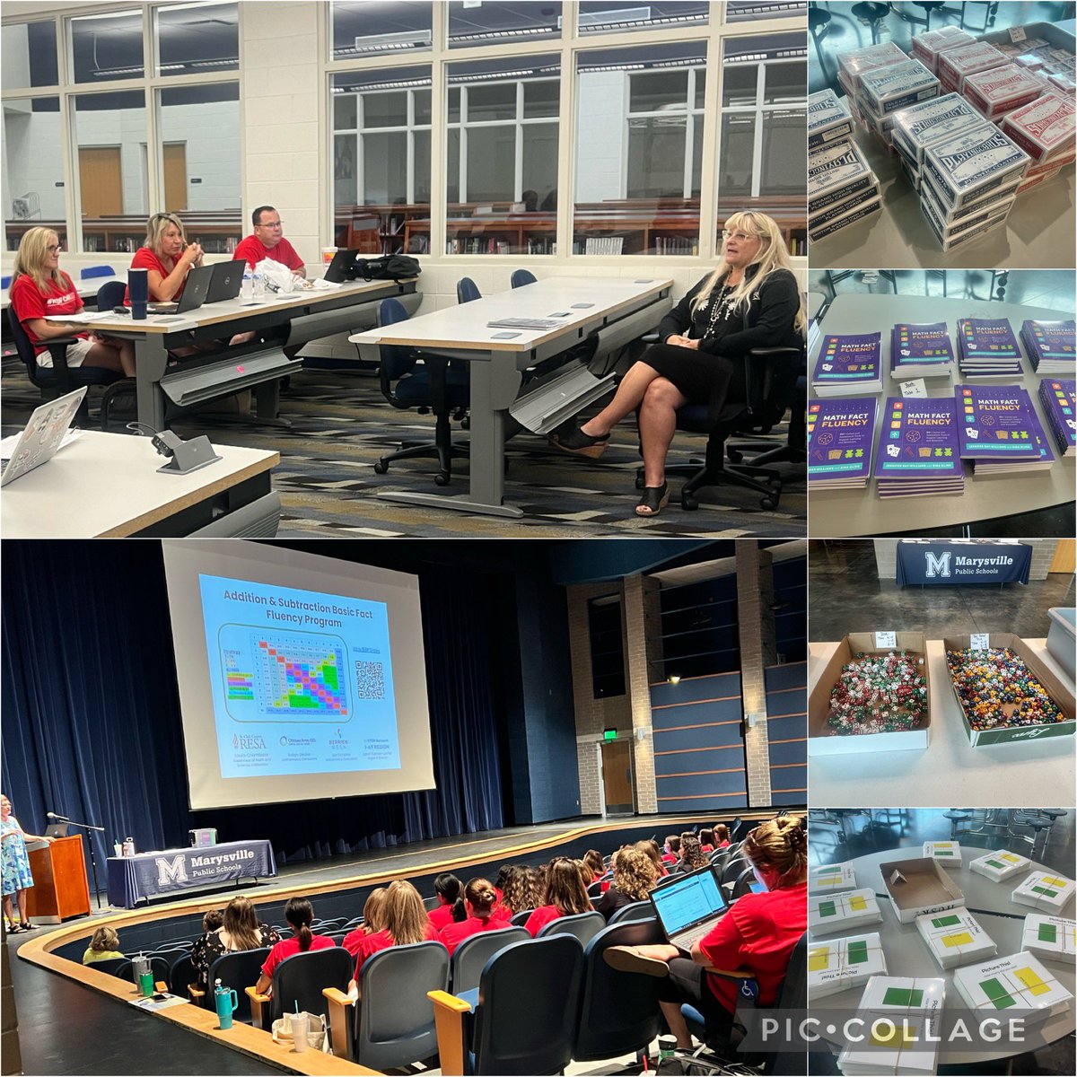 MPSbiedermann's tweet image. We had a great first day back w/ staff!!  

It was awesome to reconnect and prep for the 24/25 school year! 

THANK YOU to the amazing @lchambless &amp;amp; Jennifer Evans for their support and PD opportunities today! #Writing #FactFluency #MakeNTake @KatQuain