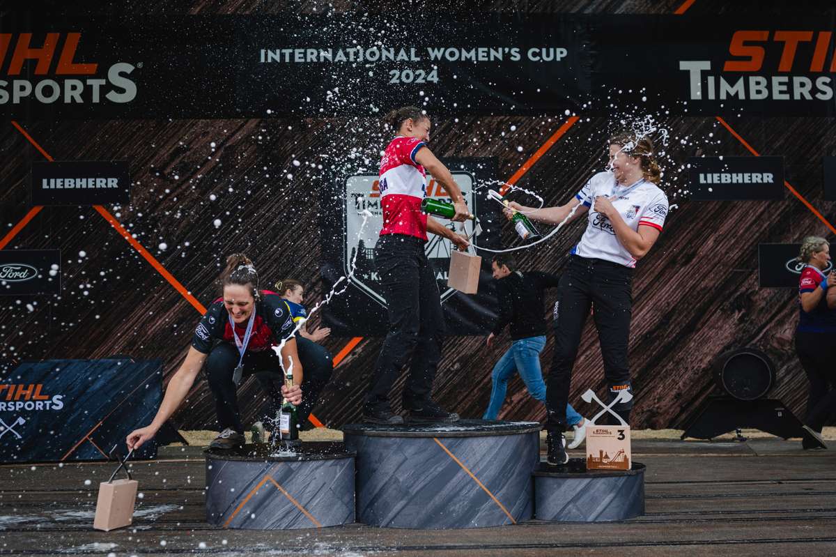 STIHL TIMBERSPORTS (@timbersports) on Twitter photo LaVoie does it again! 👑    
Erin LaVoie successfully defended her STIHL TIMBERSPORTS® International Women's Cup title, just one month after winning the U.S. Women’s Championship.    
#TIMBERSPORTS #KISSMYAXE #EXTREMESPORTS LaVoie does it again! 👑    
Erin LaVoie successfully defended her STIHL TIMBERSPORTS® International Women's Cup title, just one month after winning the U.S. Women’s Championship.    
#TIMBERSPORTS #KISSMYAXE #EXTREMESPORTS