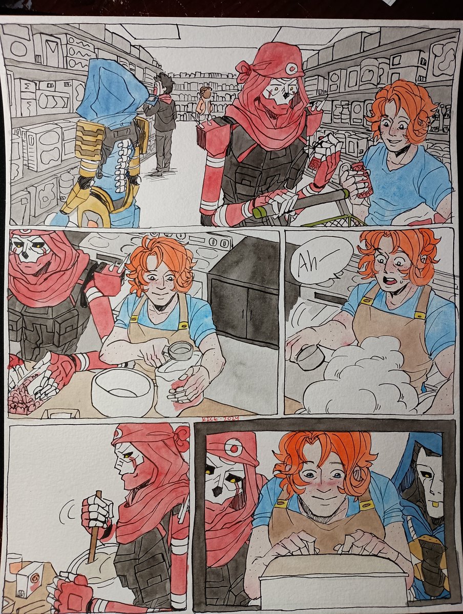 RiceSugarBowl's tweet photo. Something for myself and keeping the cake tradition (Reached 600+ followers on Instagram)
Thank you everyone for the support! <3
#ApexLegendsFanart #RevenantApexLegends #HorizonApexLegends #AshApexLegends #traditionalart #comic https://t.co/C7pD99RC1K