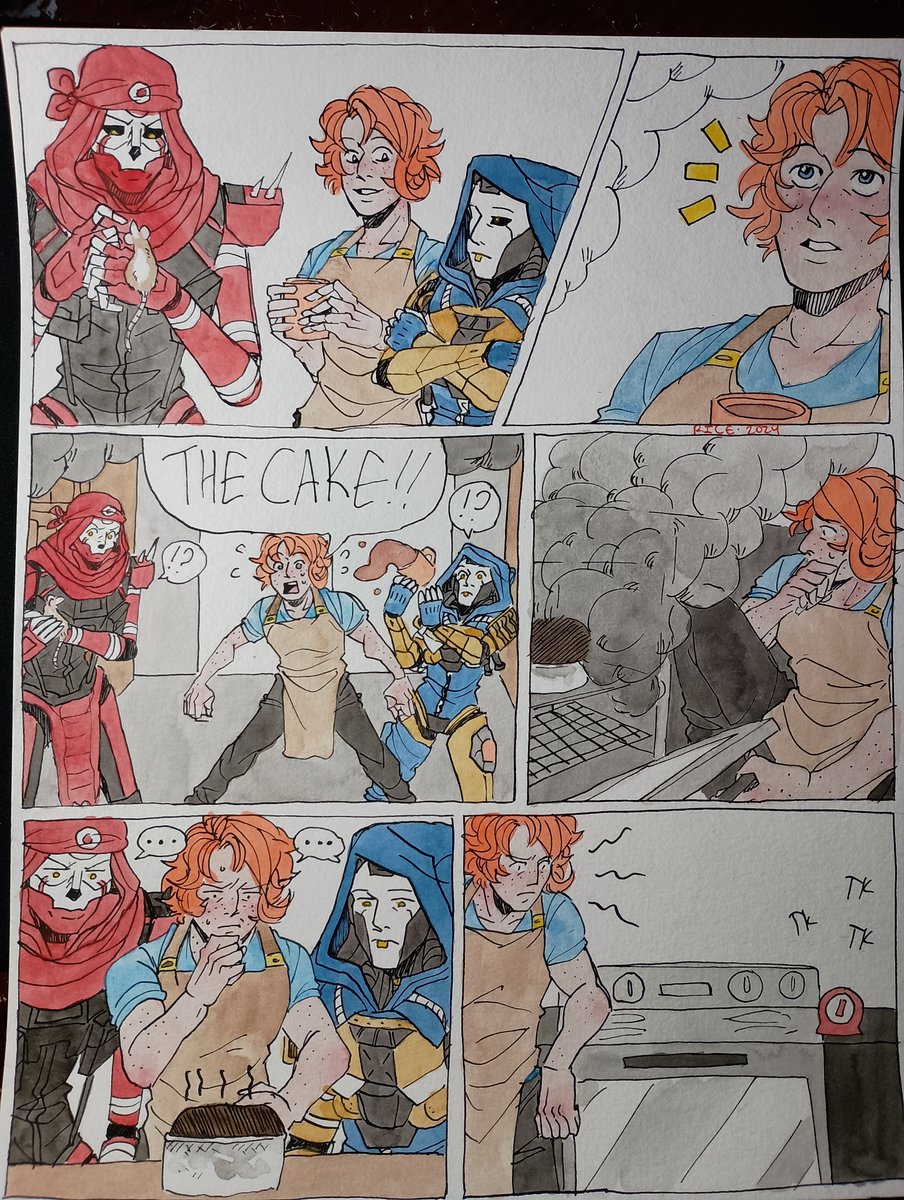 RiceSugarBowl's tweet photo. Something for myself and keeping the cake tradition (Reached 600+ followers on Instagram)
Thank you everyone for the support! <3
#ApexLegendsFanart #RevenantApexLegends #HorizonApexLegends #AshApexLegends #traditionalart #comic https://t.co/C7pD99RC1K