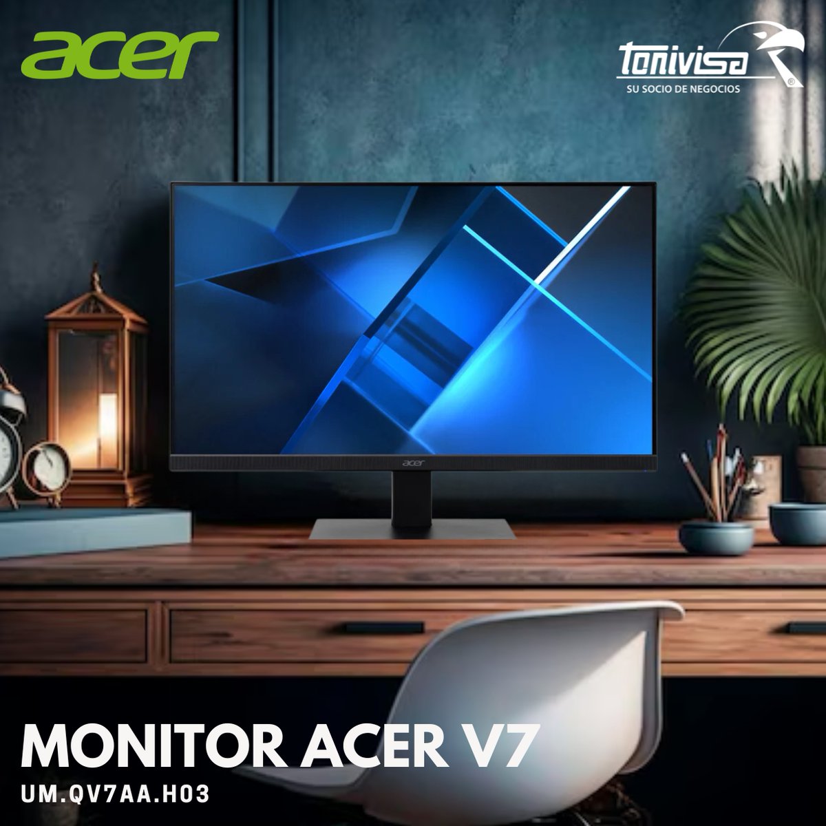 TonivisaHolding's tweet image. 📷 Calidad y Rendimiento en un Solo Monitor 📷
El Monitor Acer V7 V247Y Hbi LED de 23.8” te brinda Full HD, FreeSync y 75Hz de refresco para una experiencia visual espectacular. ¡Ideal para todos tus dispositivos a través de HDMI!
tonivisa.com/.../monitor-ac…...
#AcerMonitor #FreeSyn