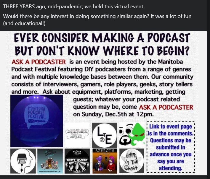 Manitoba Podcast Community tweet media