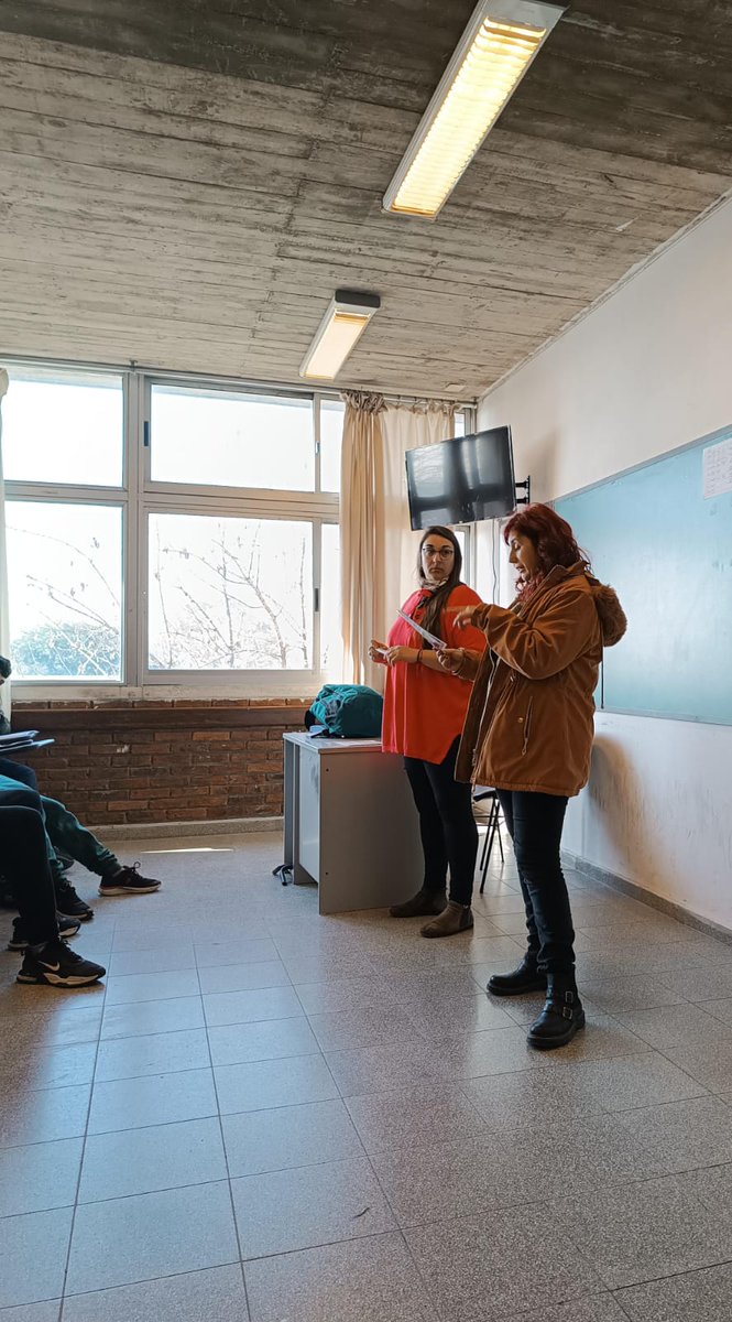 El día de hoy desde el Área de Diversidad  se realizaron 2 talleres de Bullying en Escuela Técnica Hermenegildo Sabat