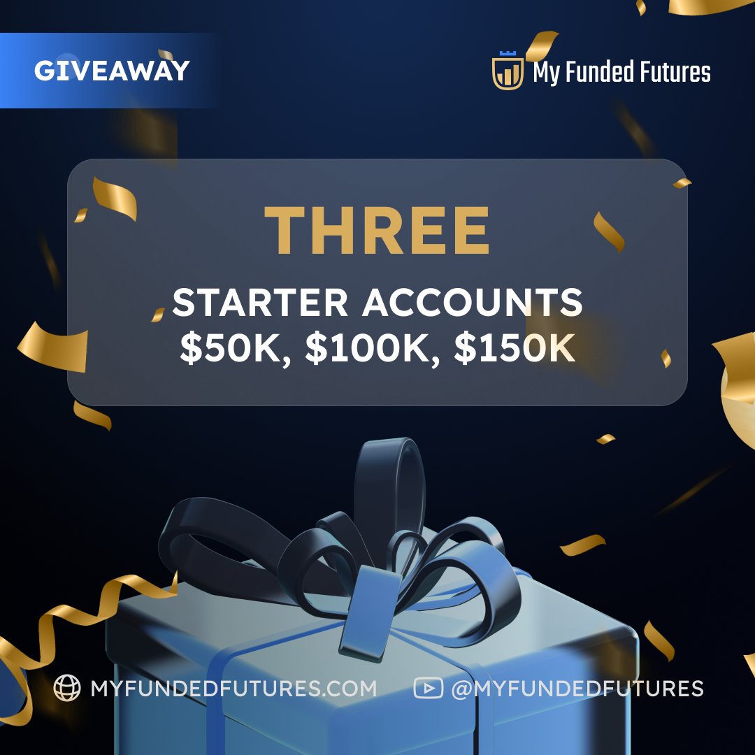 Wepth's tweet image. Giving away 3 @MyFundedFutures and 6 @Topstep accounts. Total 9 accounts altogether!

✅Like &amp;amp; Retweet
✅Tag 3 People
✅Follow me &amp;amp; @Nix_Trades 

Winners selected September 6, 2024