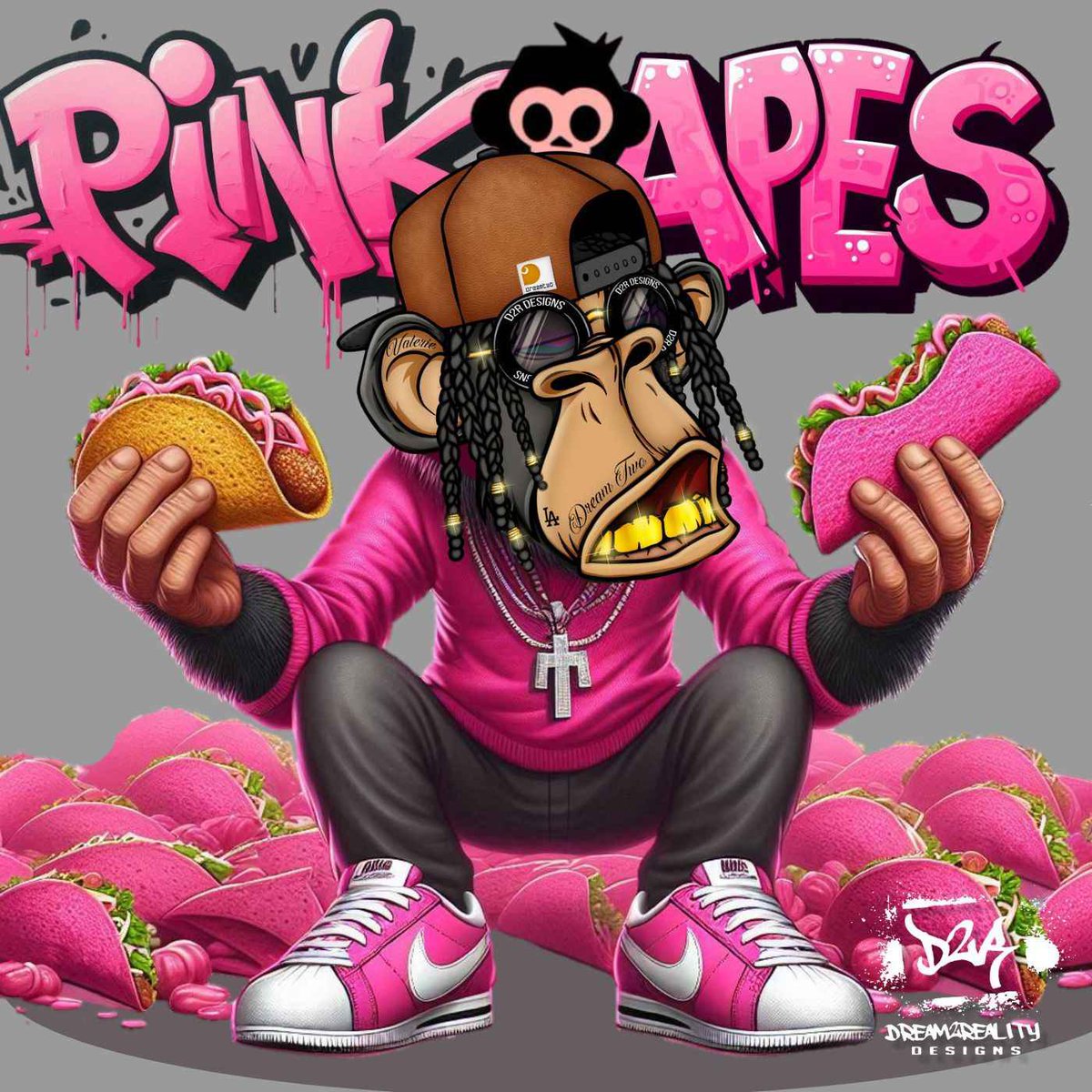 PinkApeProject's tweet photo. How Many Tacoβs You Crushing On This #PINKTuesday β¦
ππΌ Drop Your # Below
β
Tag 3 Friends
πΈ Following Back All Comments πΈ
#PinkApesMovement #PINKASF https://t.co/LpOitbb80n