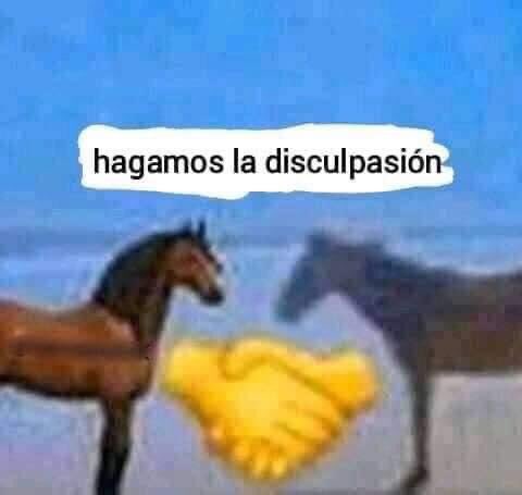 mi mejor amiga y yo después de pelearnos pq somos las únicas q nos aguantamos: