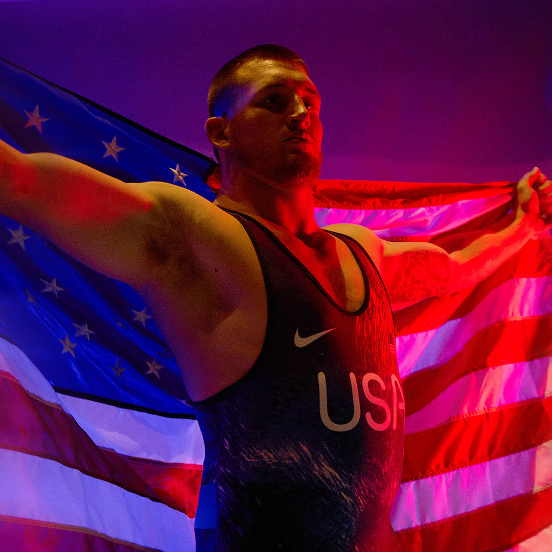 Mason Parris in our Nike Electric Pack wrestling footwear🔥