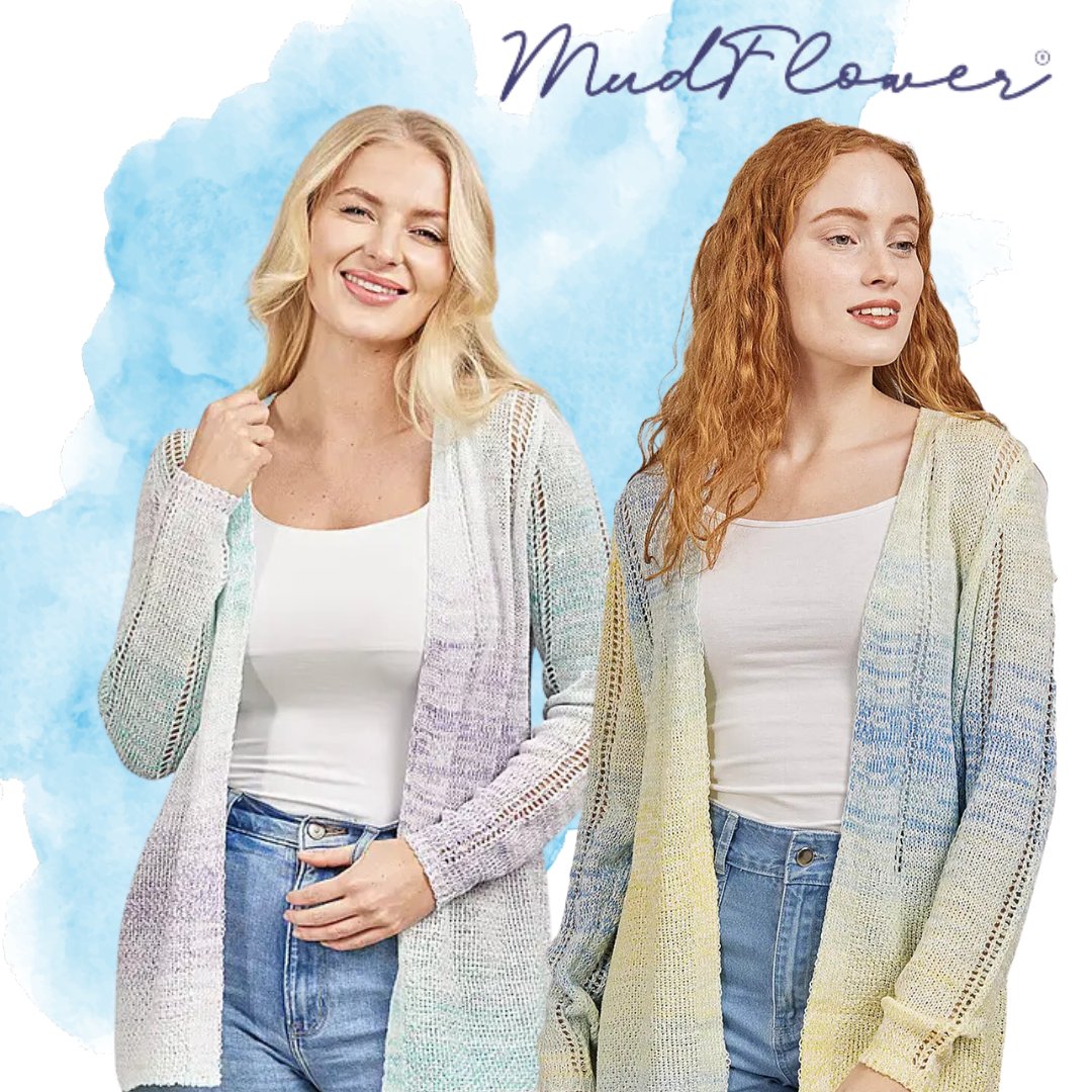 🌸 New In: MudFlower Cardigans 🌸

Say hello to cosy chic with our latest MudFlower cardigans, available in two dreamy colour options! 
✨ Available in:  💜 Lilac  💛 Yellow

🔗 ow.ly/mNrt50T7Jnv

#IdealWorld #MudFlower #NewArrivals #CardiganLove