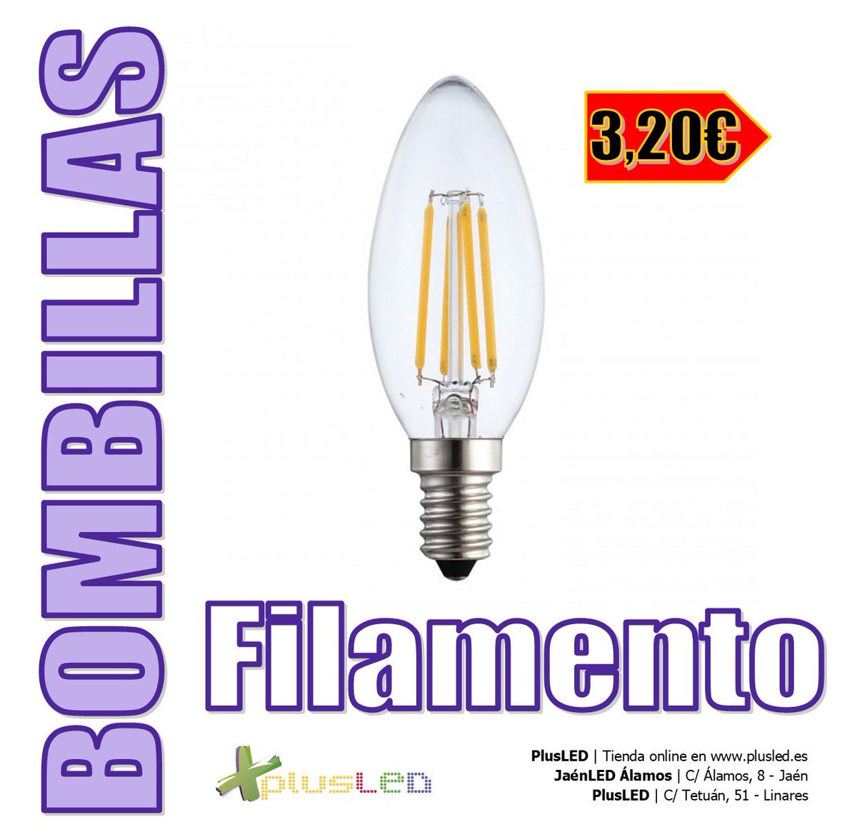 Ofertas en bombillas filamento LED
plusled.es/184-bombillas-…