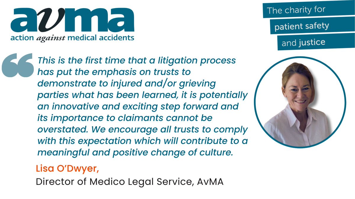 The <a href="/NHSResolution/">NHSResolution</a>  released the new Clinical Negligence Agreement, which aims to provide quicker legal resolution and safer patient care. The agreement is the result of collaboration between AvMA, <a href="/scilorg/">SCIL</a> and <a href="/NHSResolution/">NHSResolution</a>. #PatientSafety
Read more: resolution.nhs.uk/resources/clin…